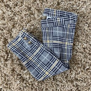 Janie and Jack Plaid Leggings 12-18 Months
